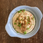homemade hummus