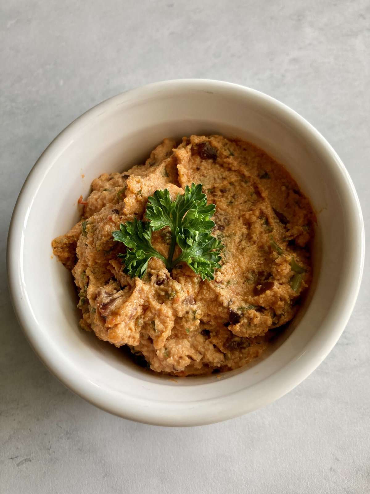 Cashew Dip with Roasted Red Peppers - Heather Reseck