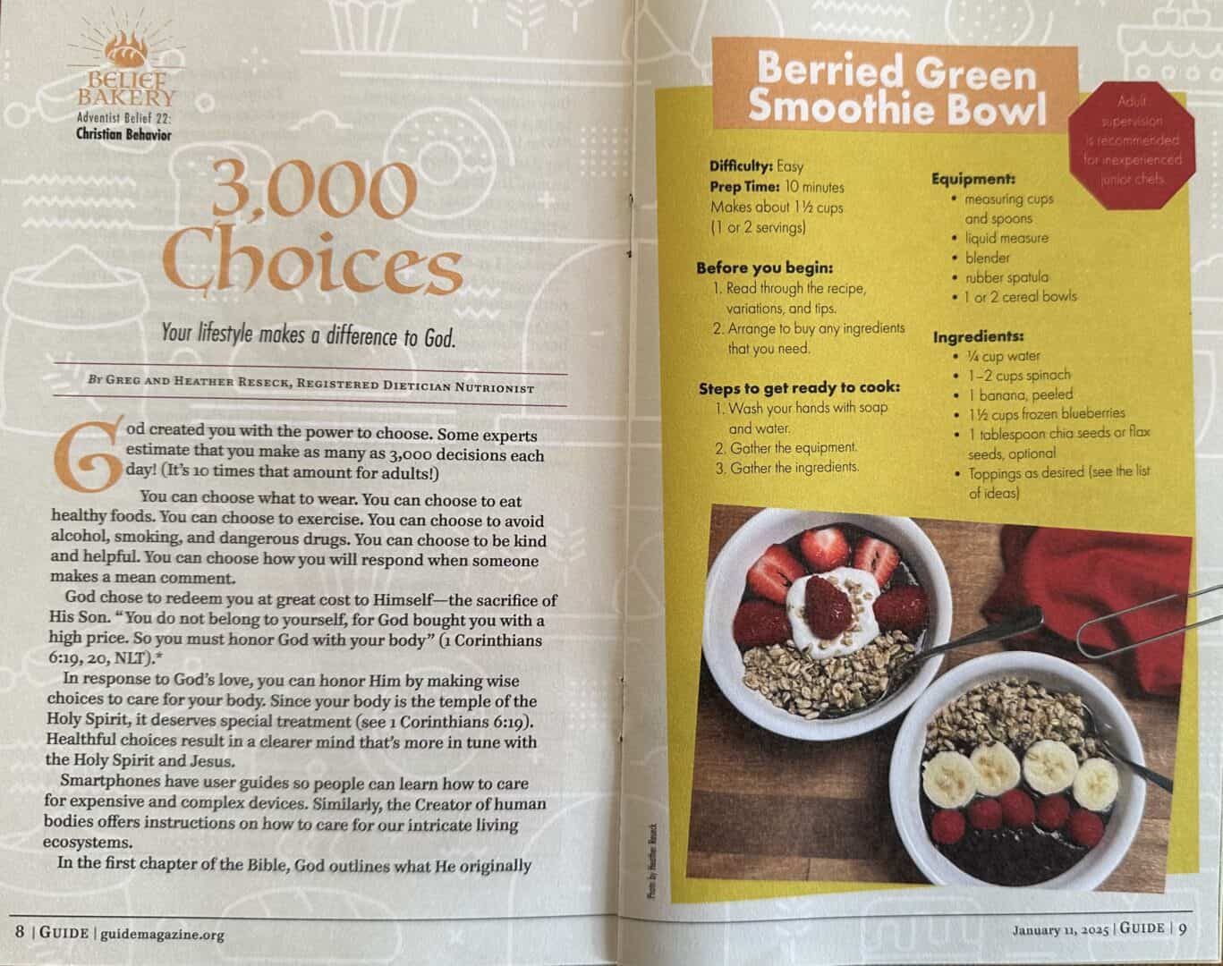 photo of January 11, 2025 Guide Magazine